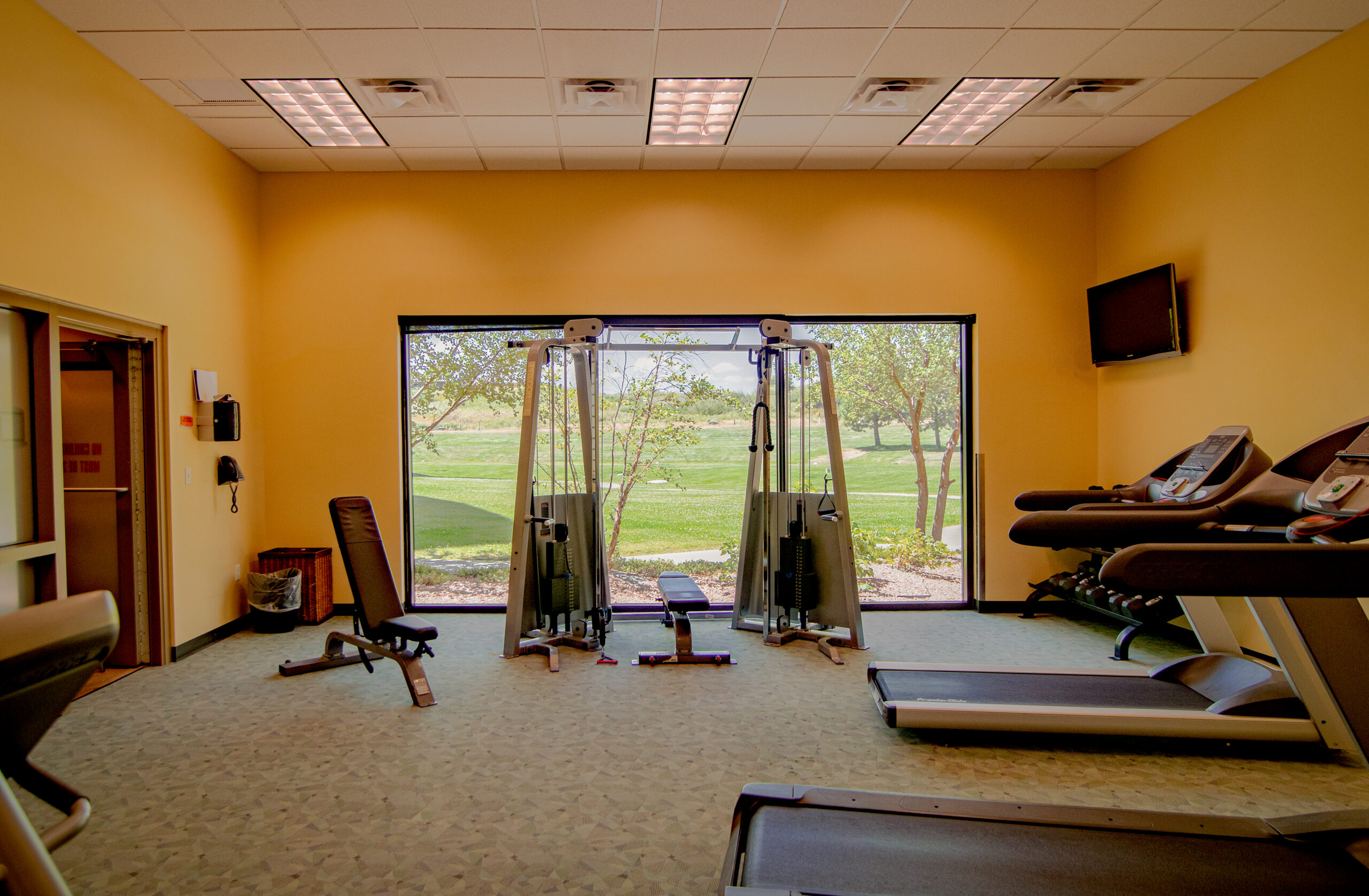 Exercise Equipment at the Sky Ute hotel Gym